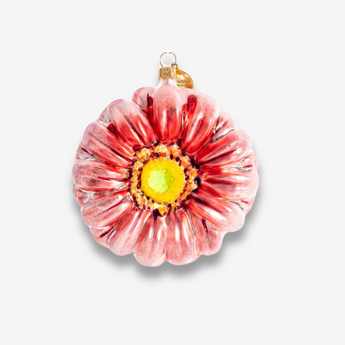 Pink & Red Gerbera Blossom Ornament