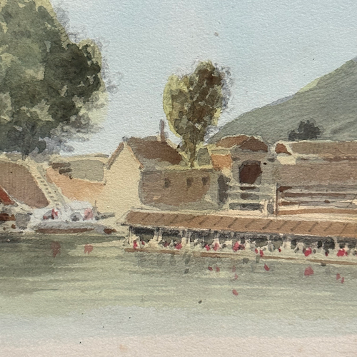 19th Century French Watercolor Painting by Alphonse Baril (62)