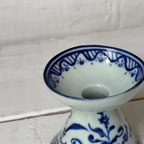 Small Lampe de Nuit with Blue Floral Design (BC215)