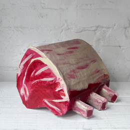 Papier-Mâché Meat Sculpture (#1)