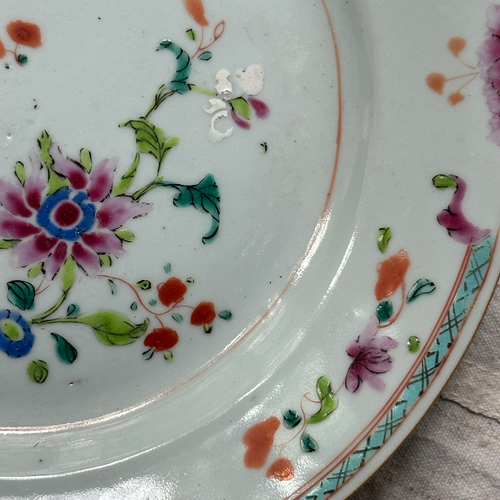 Pair of 18th Century Chinese Export Plates