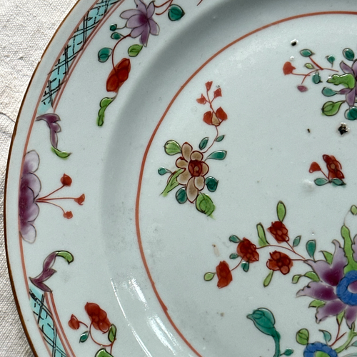 Pair of 18th Century Chinese Export Plates