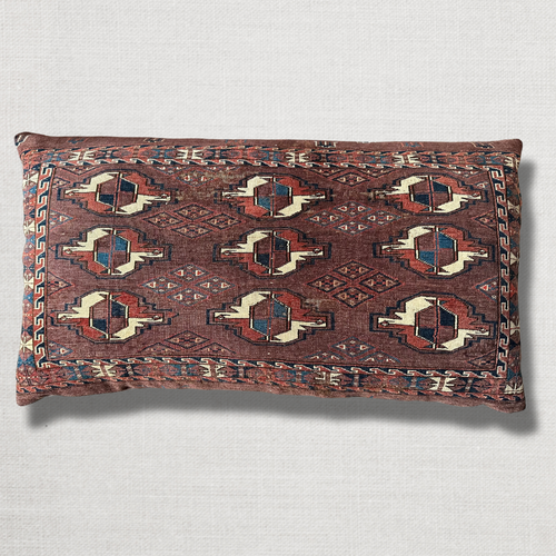 Antique Caucasian Rug Pillow #1