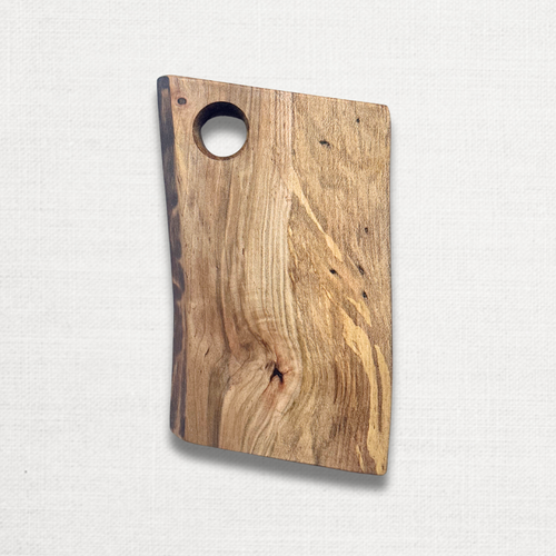 Spencer Peterman 9" Spalted Maple Small Cutting Board (#14)