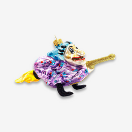 Witch on Broomstick Ornament