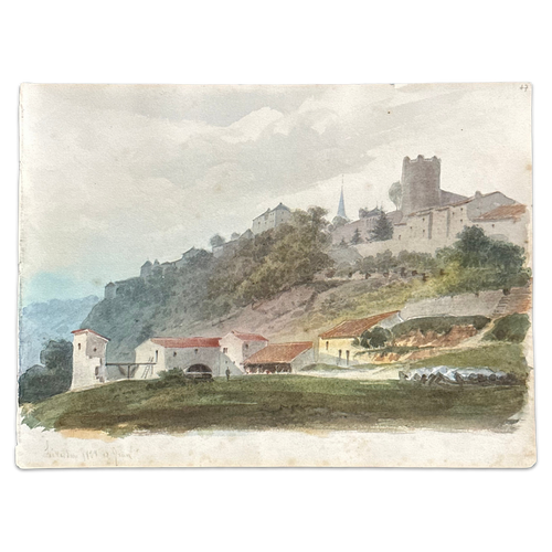 19th Century French Watercolor Painting by Alphonse Baril (47)