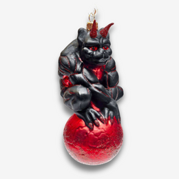 Gargoyle on Ball Ornament