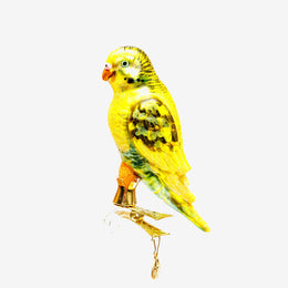 Yellow Parrot Clip-On Ornament