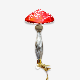 Toadstool Mushroom Clip-On Ornament