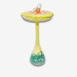 Yellow & Orange Mushroom Ornament