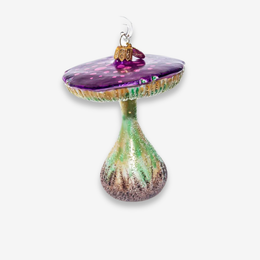 Purple Mushroom Ornament