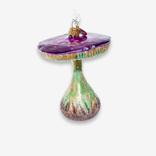 Purple Mushroom Ornament