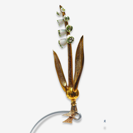 Lily of the Valley Clip-on Flower Ornament