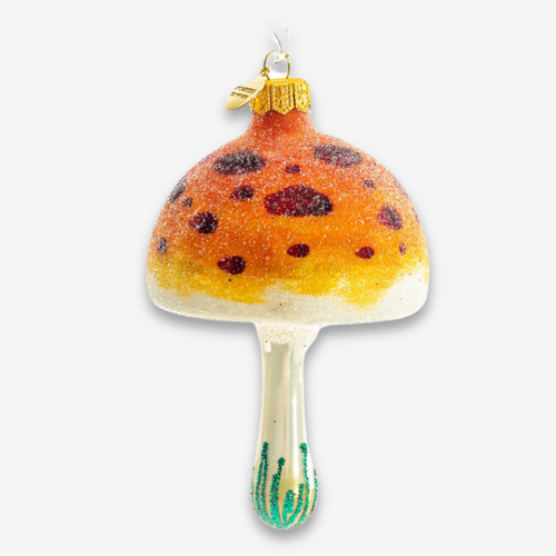 Orange Mushroom Ornament