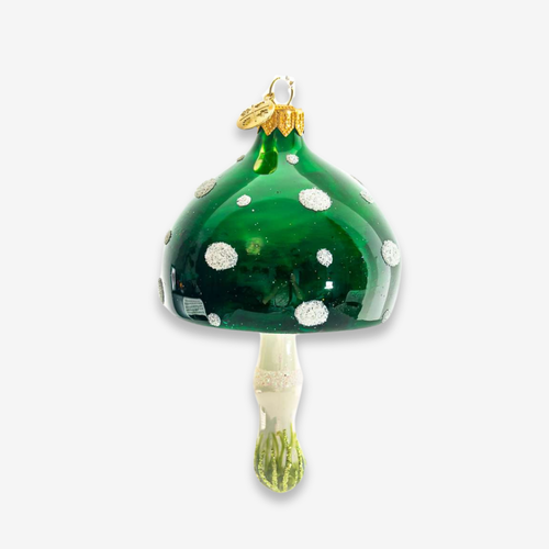 Green Mushroom Ornament