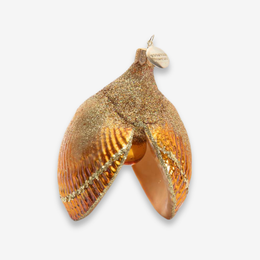 Oyster Clam With Pearl Ornament