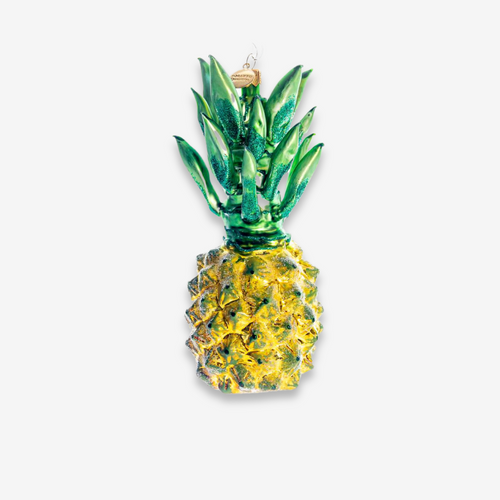 Pineapple with Leaves Ornament