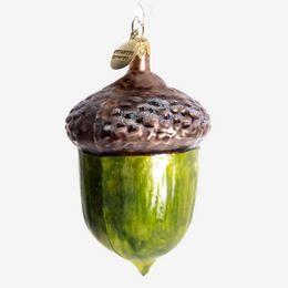 Green Acorn Ornament