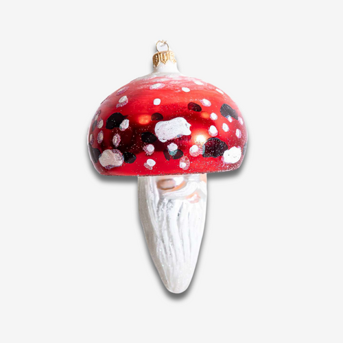 Toadstool with Face Ornament