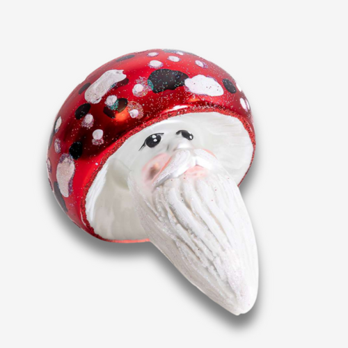 Toadstool with Face Ornament