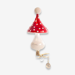 Toadstool Mushroom Clip-On Ornament