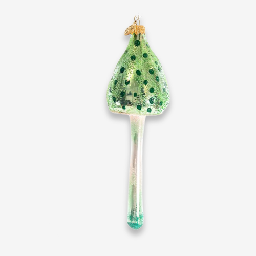 Green Mushroom Ornament