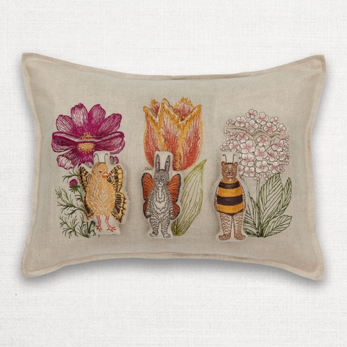 Flower Friends Pocket Pillow