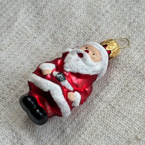 Nostalgic Mini Santa Ornament