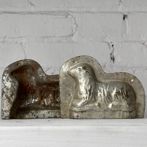 Antique Chocolate Sheep Tin Mold (#28)