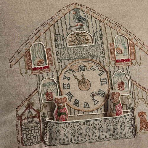 Christmas Clock Pocket Pillow