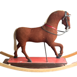 19th-century Austrian Toy Horse Rocker