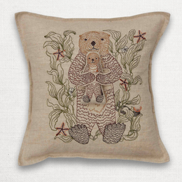 Otter Mama Pocket Pillow