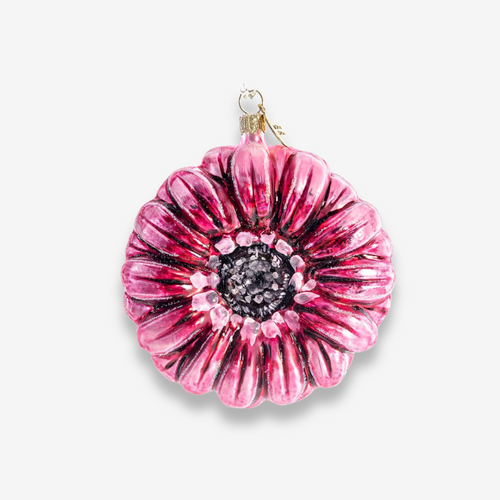 Dark Pink & Purple Gerbera Blossom Ornament