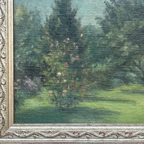 20th-century "Summer Garden" Painting by Alvin Ross