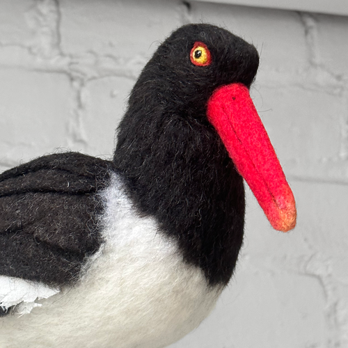 Needle Felted Oystercatcher #2