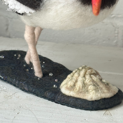 Needle Felted Oystercatcher #2