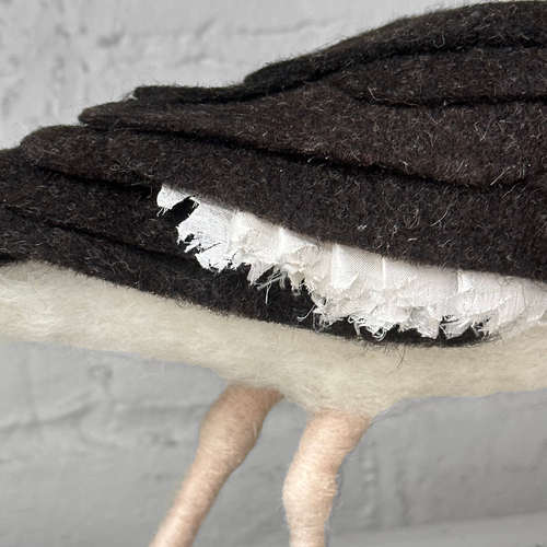 Needle Felted Oystercatcher #2