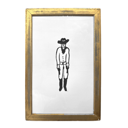 "Cowboy" in an Antique Frame