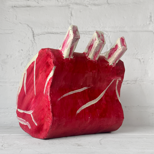 Papier-Mâché Bone-in Ribeye Meat Sculpture