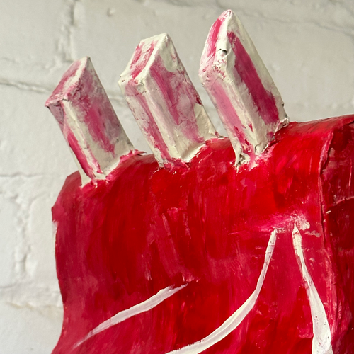 Papier-Mâché Bone-in Ribeye Meat Sculpture
