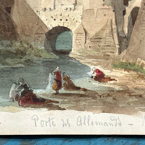 19th Century French Watercolor Painting by Alphonse Baril (27)