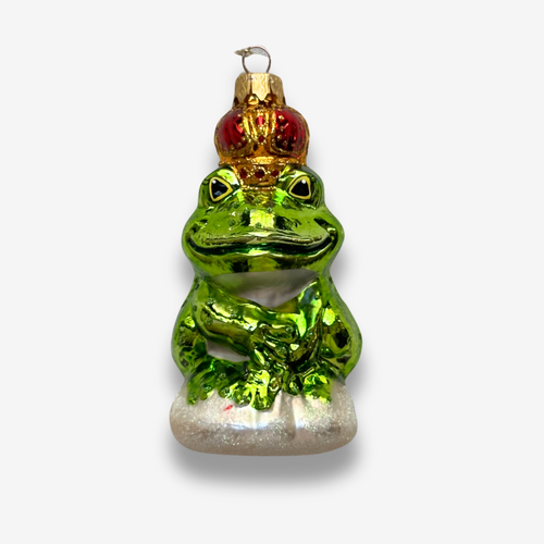 Nostalgic Frog King Ornament