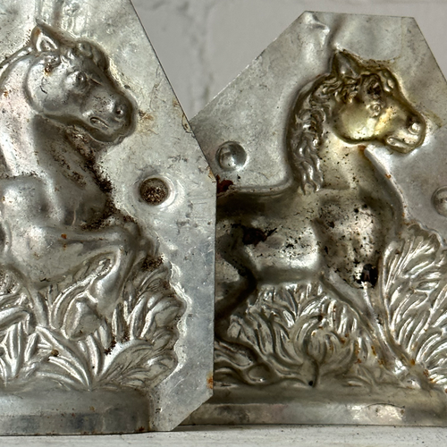 Antique Chocolate Horse Tin Mold (#37)