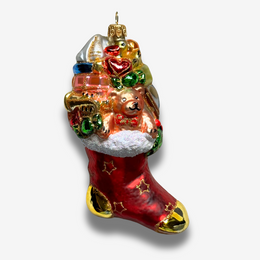 Nostalgic Christmas Stocking Sock