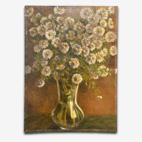 Early 20th Century Dutch Floral Still Life Painting