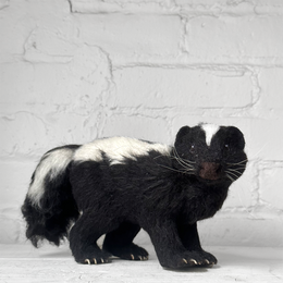 Needle Felted Skunk
