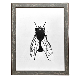 "Fly" in an Hand Painted Custom Frame