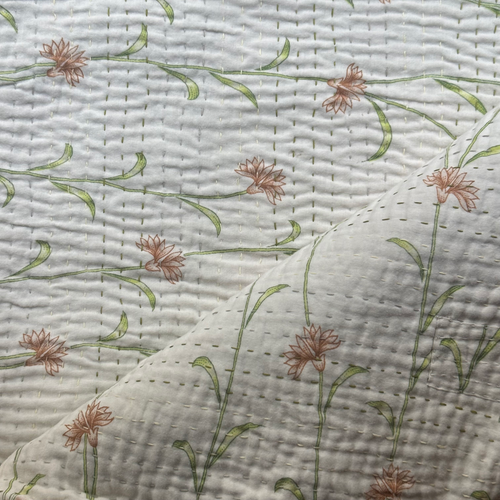 Vintage Sari Double Bedcover (10JF03)