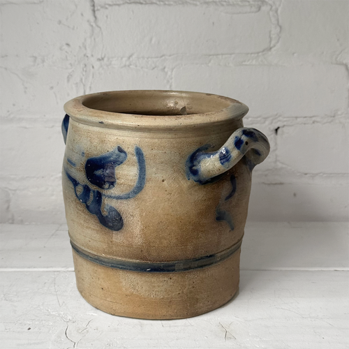 19th-century Painted German Crock #3