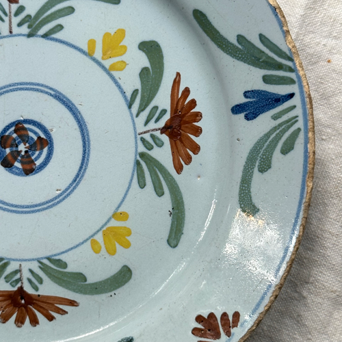 18th Century Delft Plate